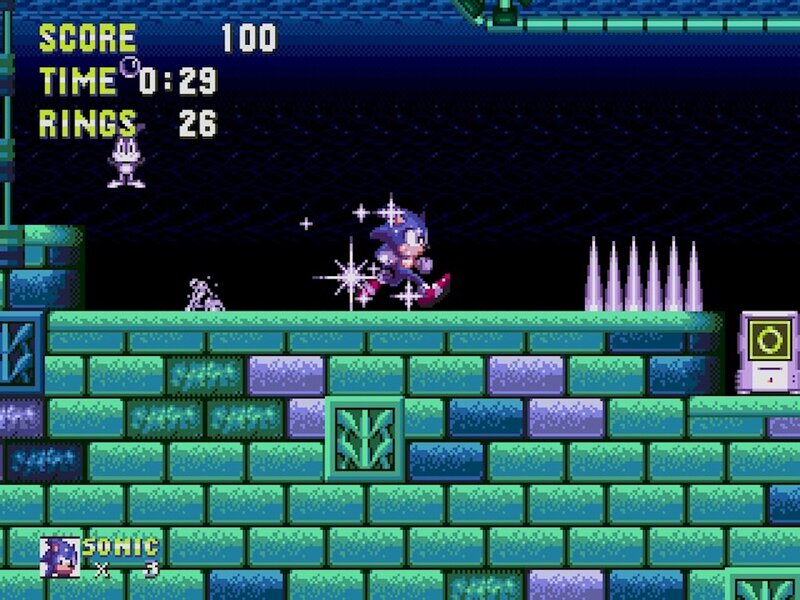 A screenshot from the game Sonic 3 & Knuckles by SEGA.