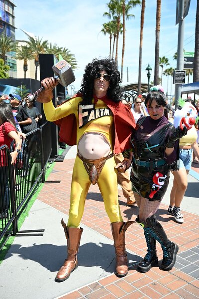 Cosplayers on Day 2 of San Diego Comic-Con 2022