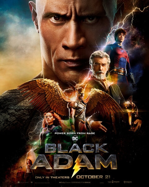 Black Adam (2022) Key Art Poster