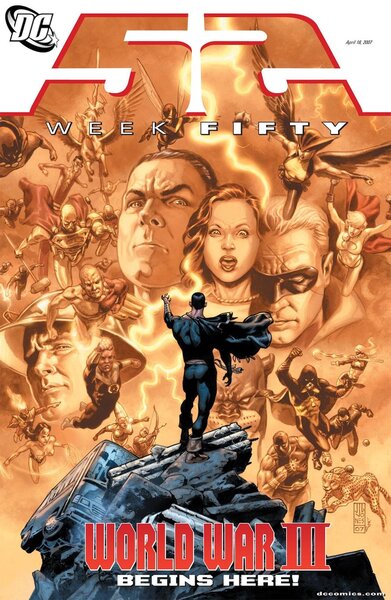 DC Comics 52 Week #50 Black Adam WWIII Full Cover
