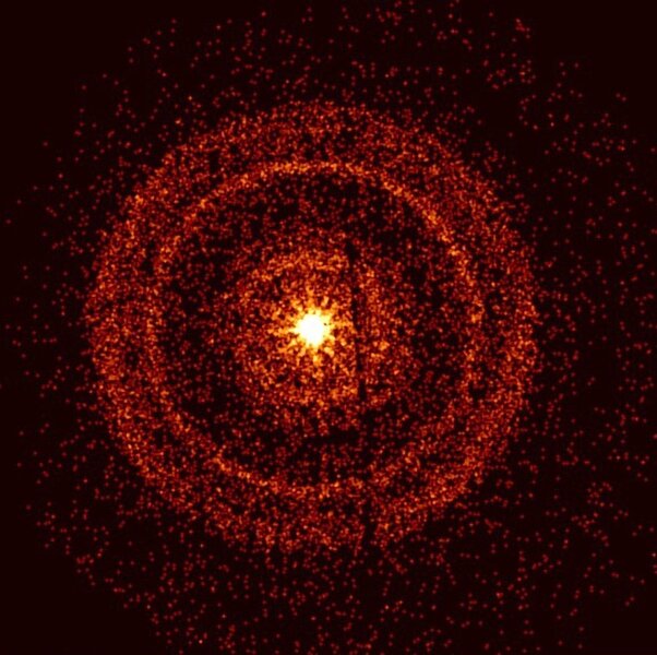 Swift's X-Ray Telescope Image Of Gamma Ray Burst