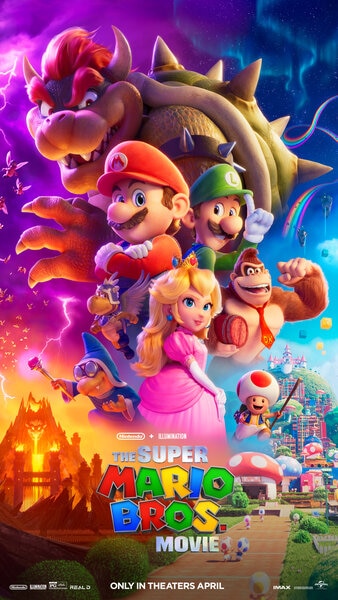 The Super Mario Bros Movie Poster full UNIVERSAL PRESS
