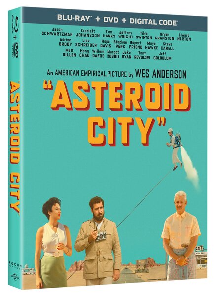 The box art for Asteroid City (2023) on Blu-ray™ and DVD