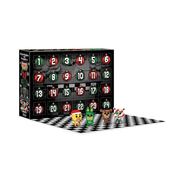 Five Nights at Freddy’s Advent Calendar box with mini figurines