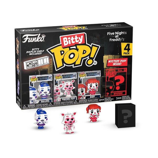 Five Nights at Freddy’s (2023) Bitty Pops figurines with box