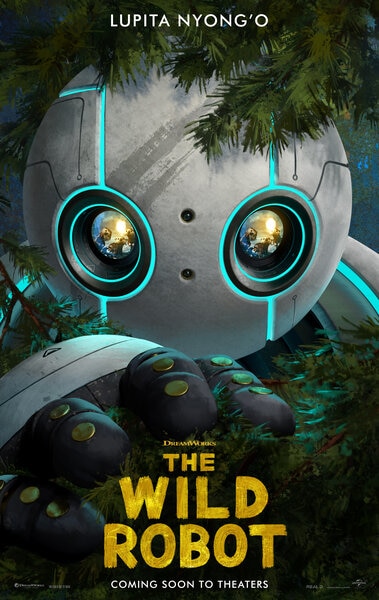 Poster for the upcoming movie The Wild Robot