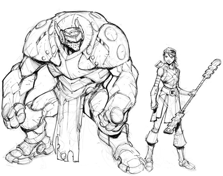 Stone Star Sketch 3