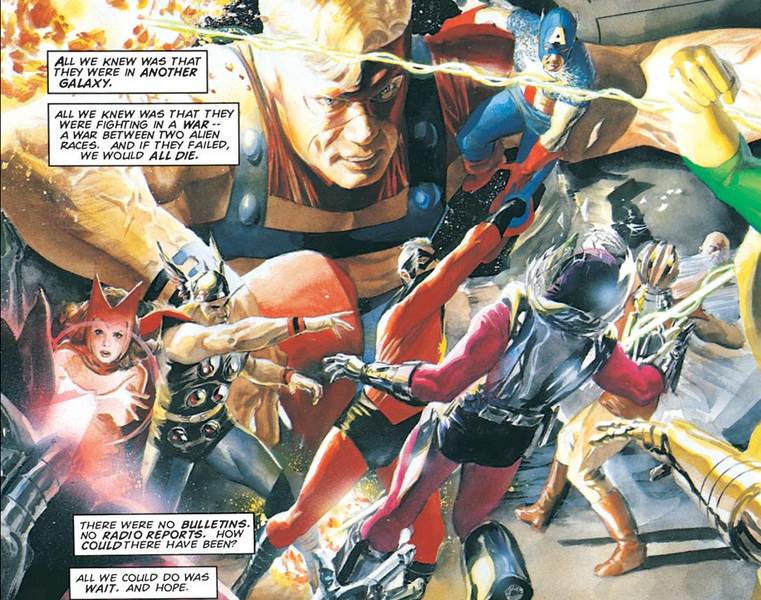Marvels #4 (Written by Kurt Busiek, Art by Alex Ross)