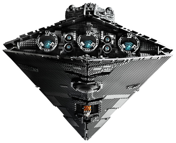 LEGO Imperial Destroyer behind