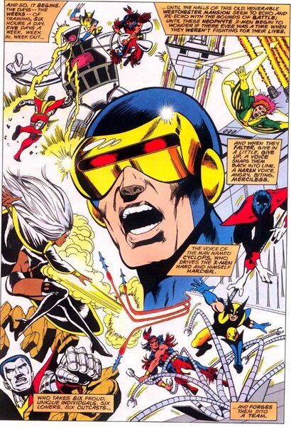 X-Men #94 splash page