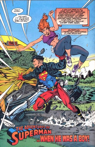 Adventures of Superman #501 (Art by Tom Grummett, Written by Karl Kesel)