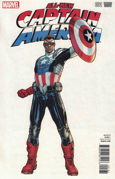 All new Captain America comic cover