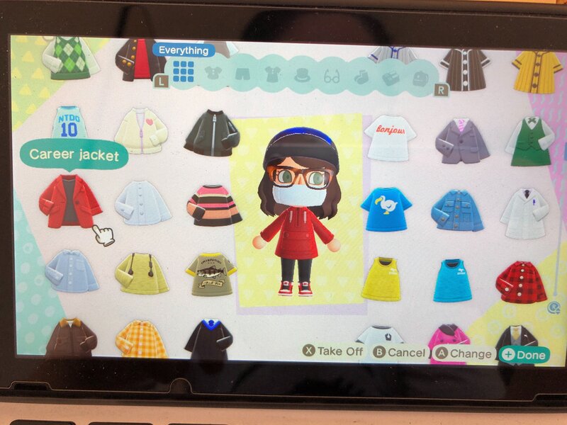 Animal Crossing too many clothes