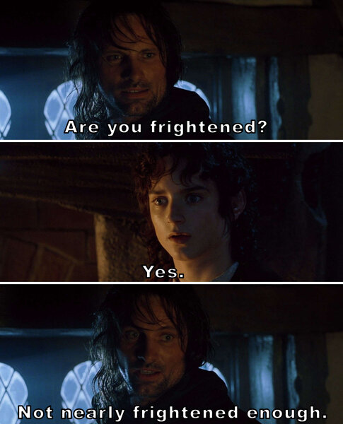 Aragorn Frodo FotR