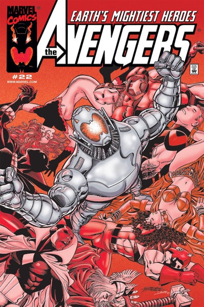 Avengers #22 (Written by Kurt Busiek, Art by George Perez)