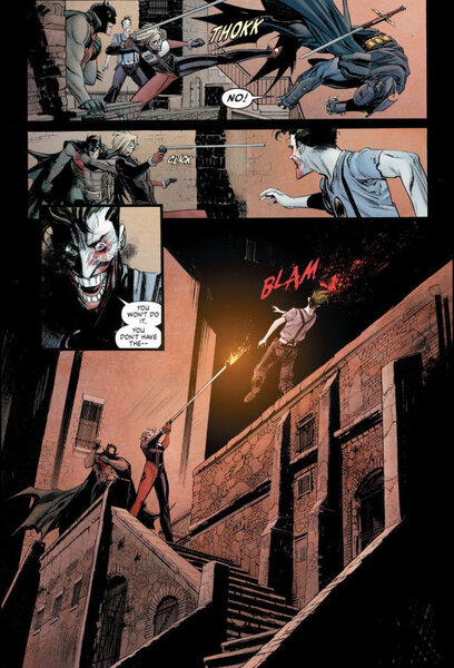 Batman Curse of the White Knight shooting page