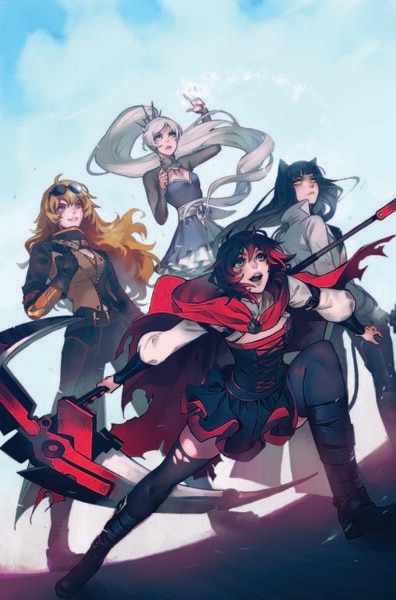 DC Comics RWBY cover
