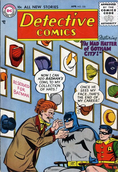 Detective Comics #230 (Writer: Bill Finger, Penciler: Sheldon Moldoff)