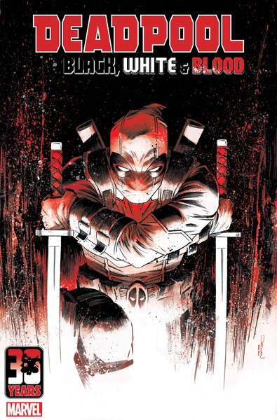 Deadpool Black White and Blood cover