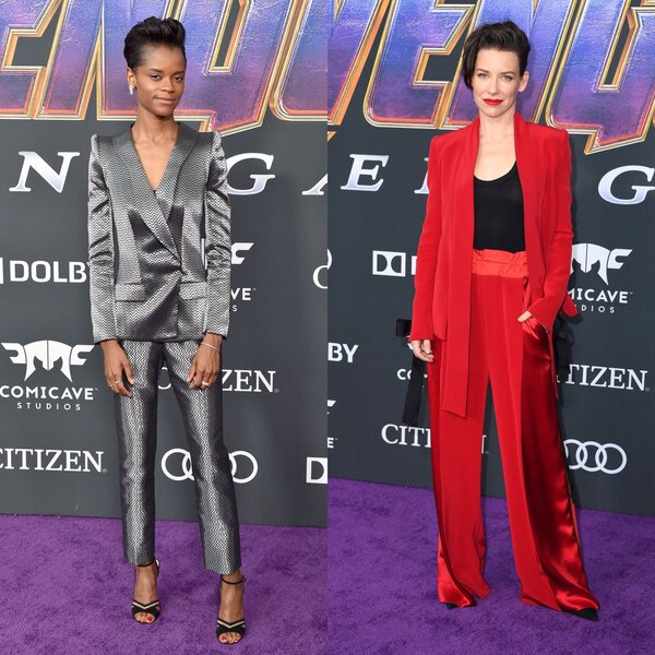 Evangeline Lilly and Letitia Wright