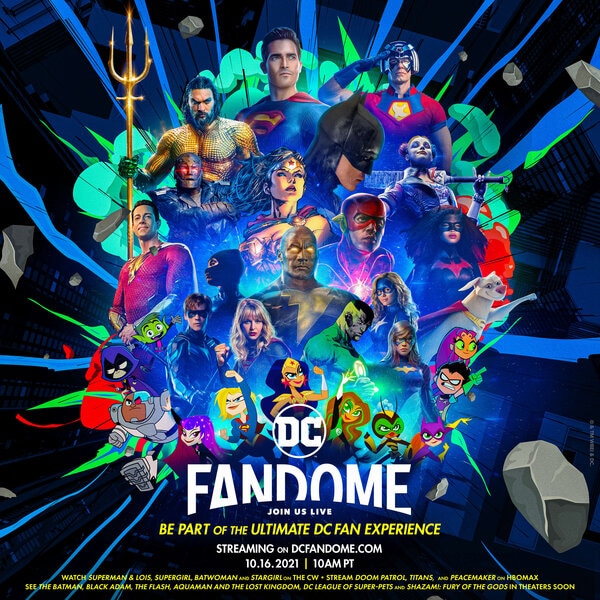 DC FanDome 2021 key art
