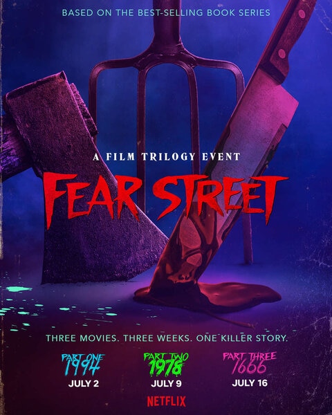 Fear Street trilogy key art