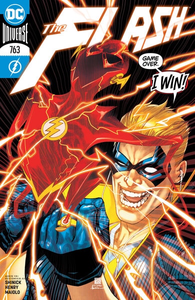 The Flash #763 main cover