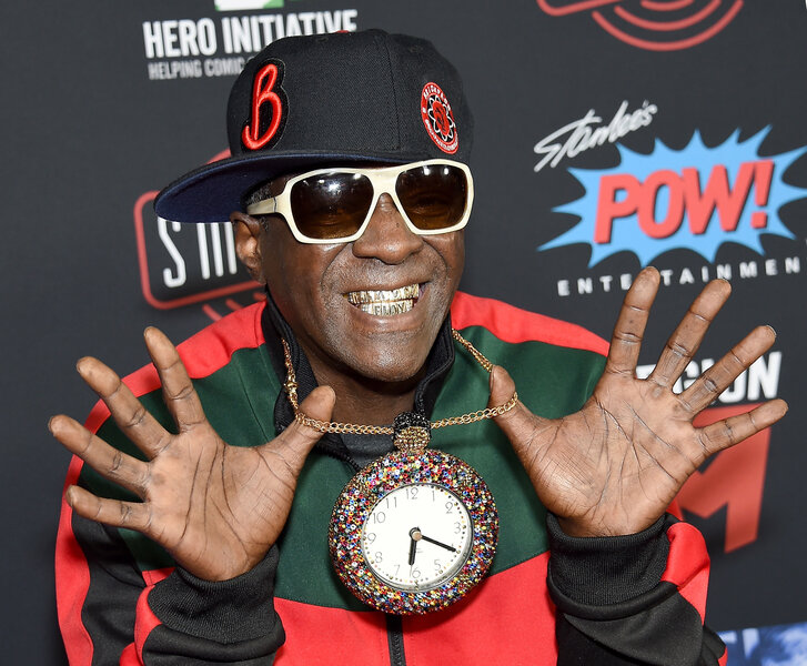 Flava Flav at the stan lee tribute