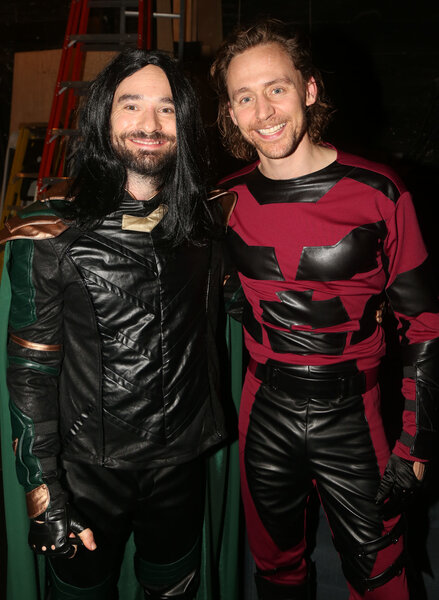 Tom Hiddleston and Charlie Cox Halloween Getty