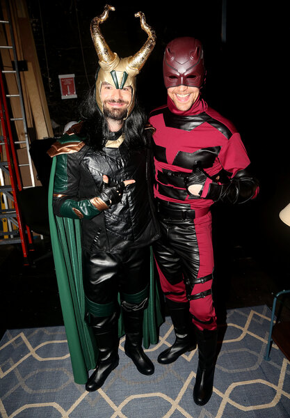 Charlie Cox and Tom Hiddleston