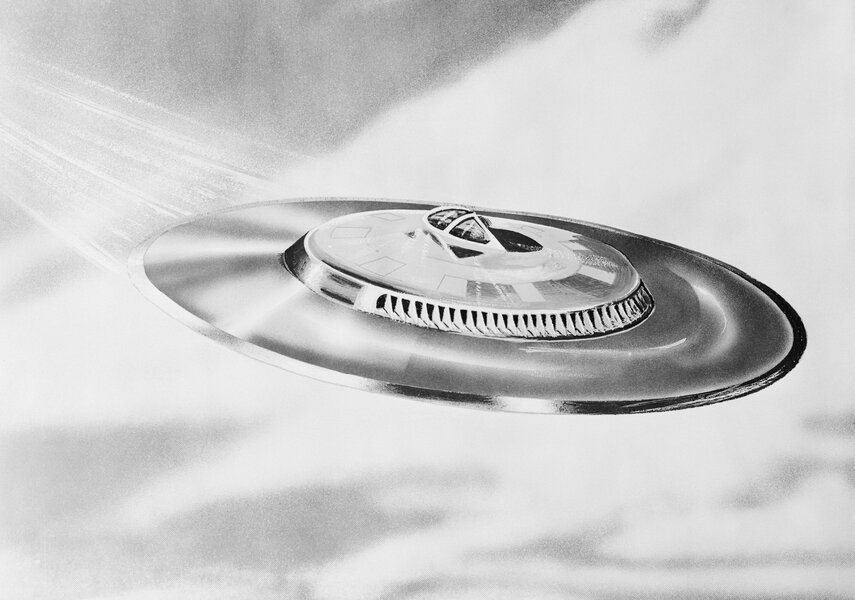 Illustration of a Flying Saucer