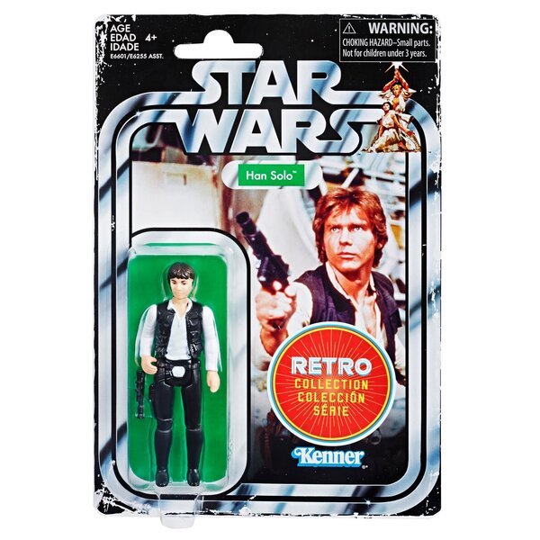 Kenner Han Solo action figure reissued by Hasbro