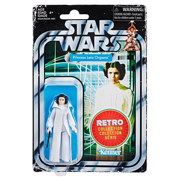 Kenner Princess Leia action figure reissued by Hasbro