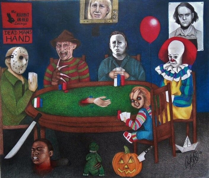 Horror gift guide poker picture