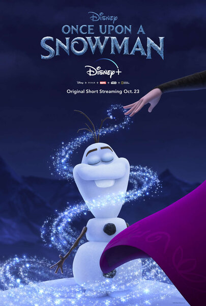 Frozen Once Upon a Snowman key art