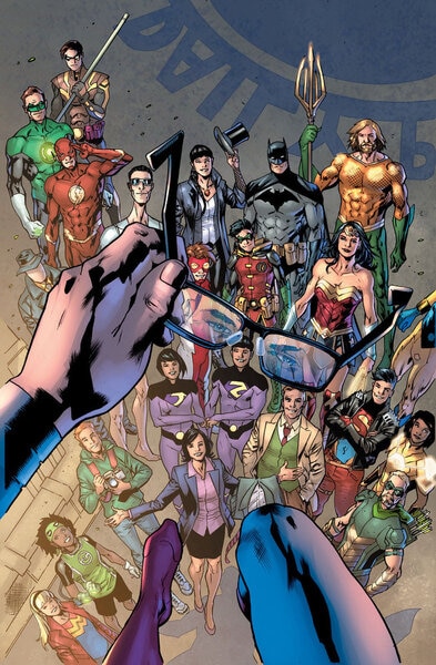 January comics Superman Heroes