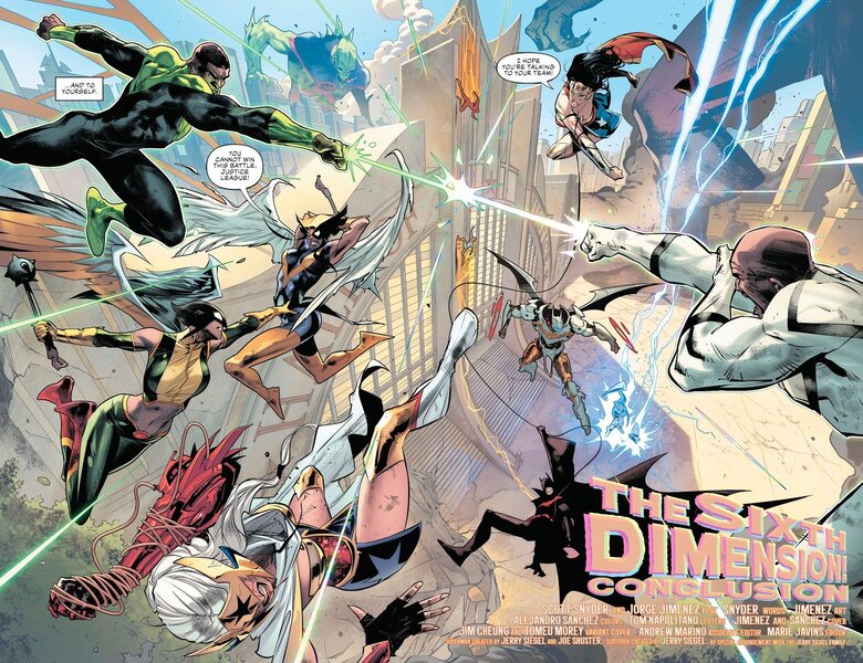 Justice League #25 (Written by Scott Snyder, Art by Jorge Jiminez)
