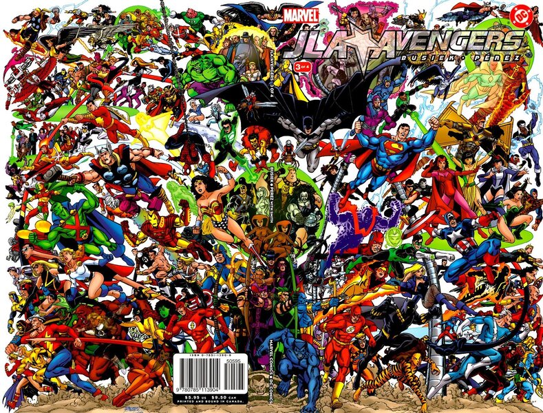 JLA/Avengers #3 (Written by Kurt Busiek, Art by George Perez)