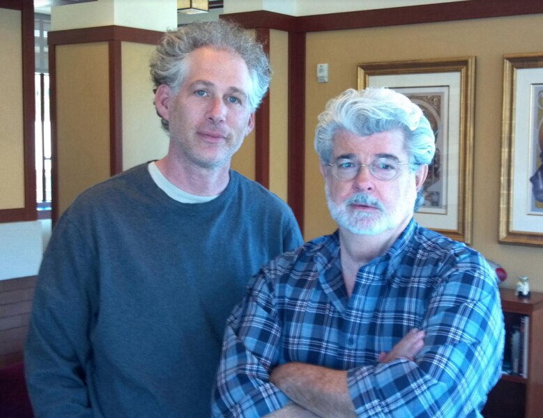 Jonathan Rinzler and George Lucas