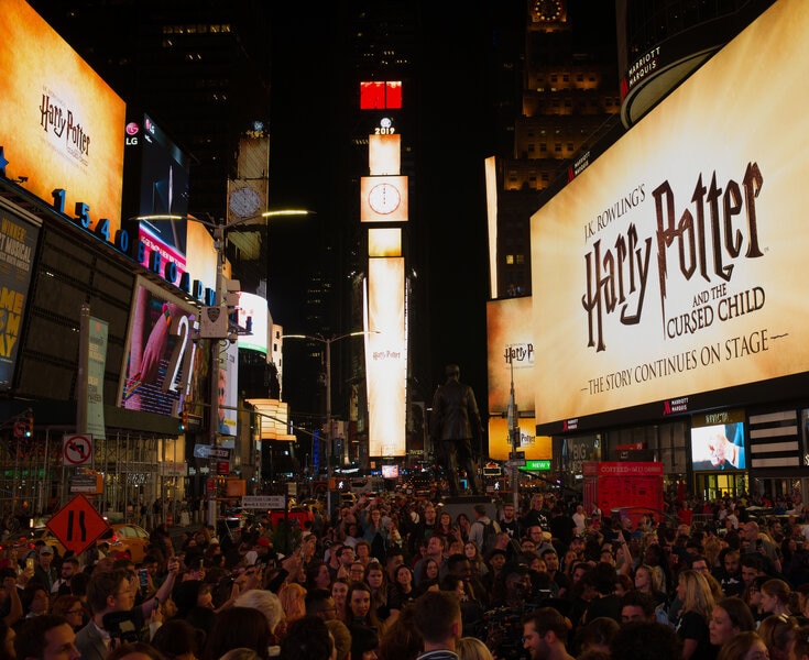 Harry Potter And The Cursed Child Times Square Takeover