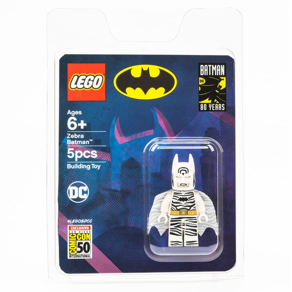 LEGO SDCC 2019 Exclusive Clamshell Zebra Batman