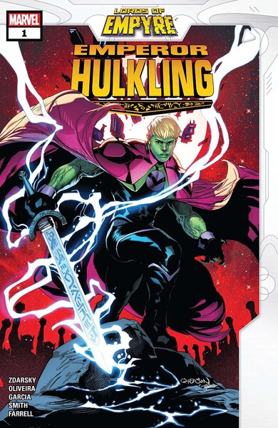 Lords of Empyre Emperor Hulkling cover