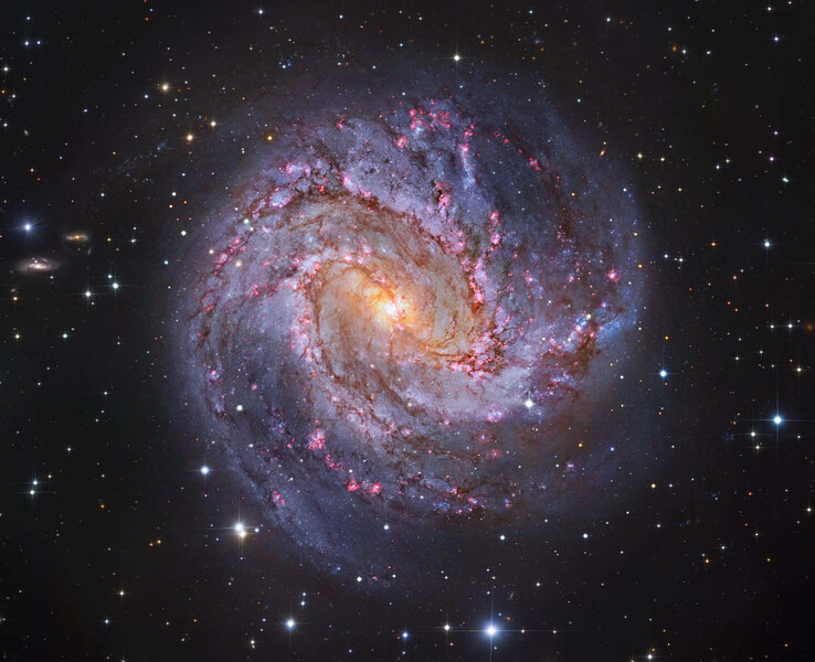 The ridiculously gorgeous spiral galaxy M 83. Credit: Robert Gendler / 8.2 Meter Subaru Telescope (NAOJ) / European Southern Observatories / Hubble Legacy Archive