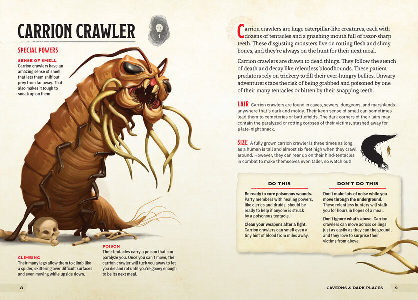 Carrion Crawler Dungeons & Dragons