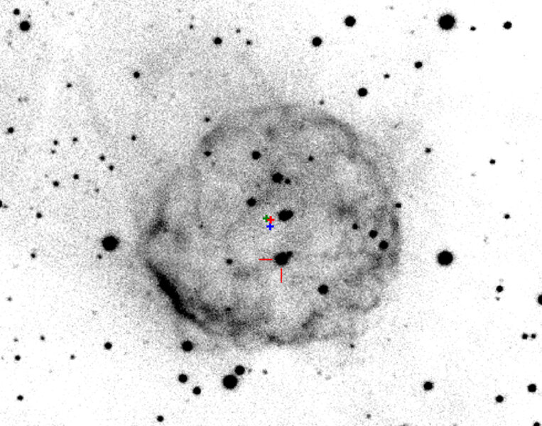 Today, the expanding shell of debris from Nova 1437 is obvious... if you know where to look. Credit: Iłkiewicz and Mikołajewska