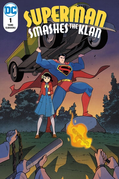 October comics Superman Smashes the Klan