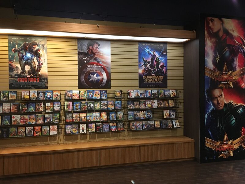 Captain Marvel video store