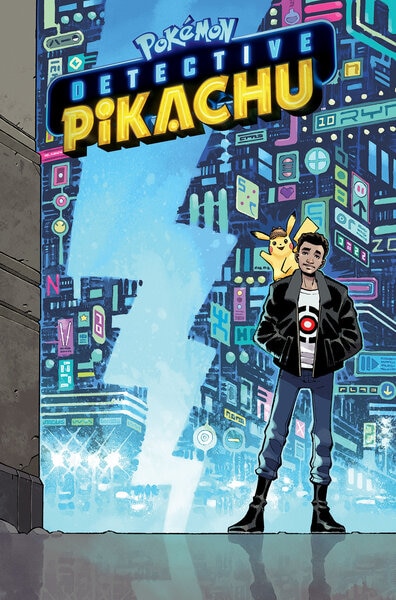 POKEMON Detective Pikachu Graphic Novel Cover Art
