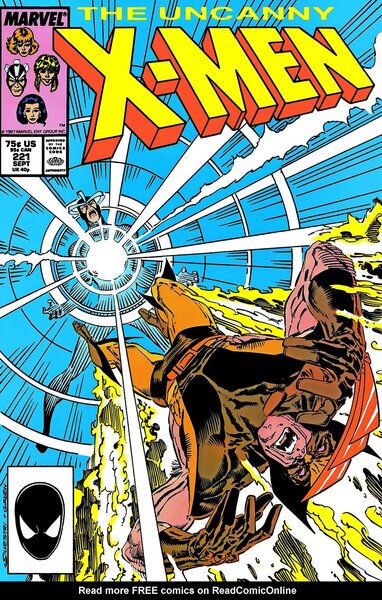 Uncanny X-Men #221 (Art by John Byrne, Written By Chris Claremont)