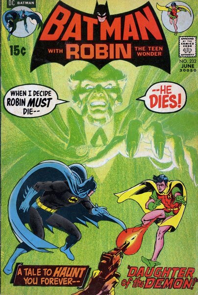  Batman #232 (Writer: Denny O'Neil, Art: Neal Adams)
